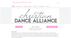 Desktop Screenshot of christiandancealliance.com